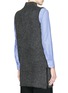 Back View - Click To Enlarge - ELIZABETH AND JAMES - Brushed mohair knit mock turtleneck tunic top