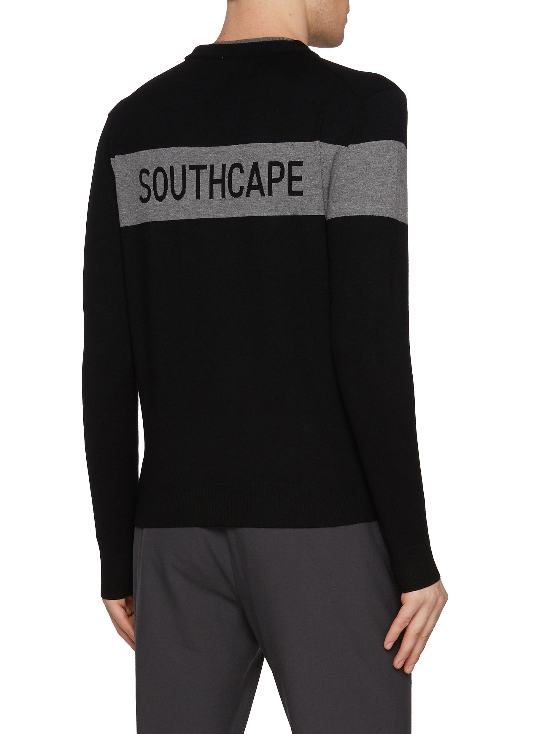 Contrast Stripe Logo Sweater - Thumbnail 3