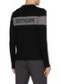 Back View - Click To Enlarge - SOUTHCAPE - Contrast Stripe Logo Sweater