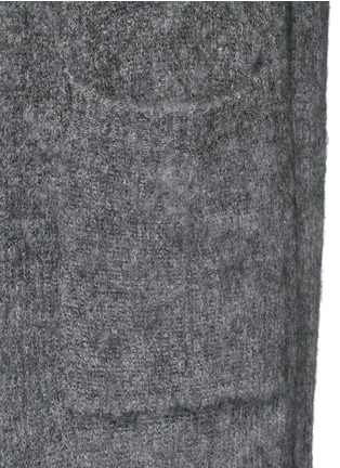 Detail View - Click To Enlarge - ELIZABETH AND JAMES - Brushed mohair knit long cardigan