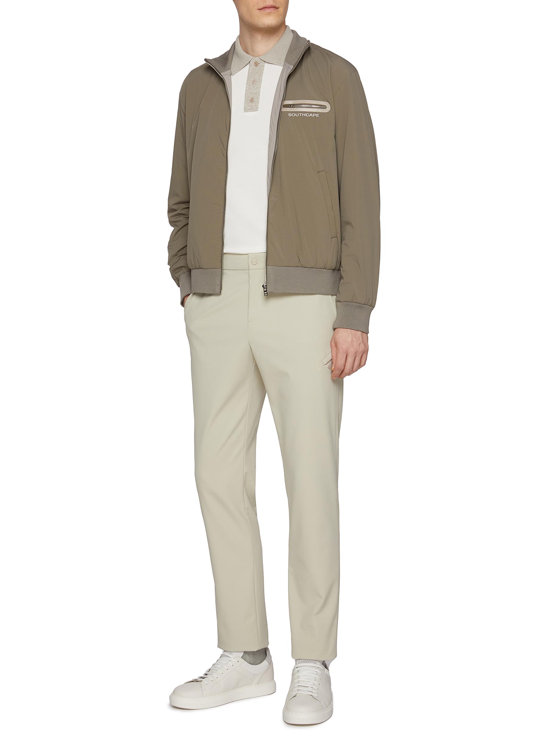Stand Collar Waterproof Jacket - Thumbnail 2
