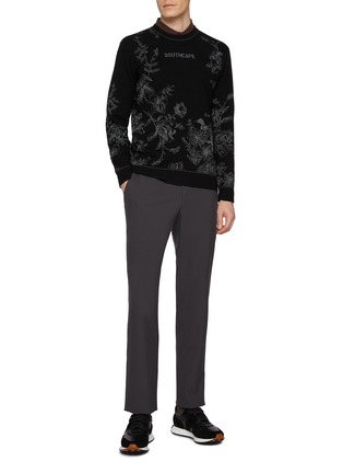 Figure View - Click To Enlarge - SOUTHCAPE - Botanical Print Logo Sweater