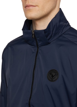 Detail View - Click To Enlarge - SOUTHCAPE - Zip Up Hooded Logo Patch Jacket