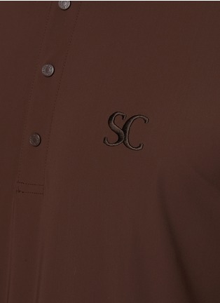  - SOUTHCAPE - Snap Button Embroidered Logo Polo Shirt