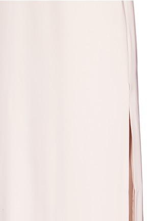 Detail View - Click To Enlarge - ELIZABETH AND JAMES - 'Indra' racer front crepe midi dress