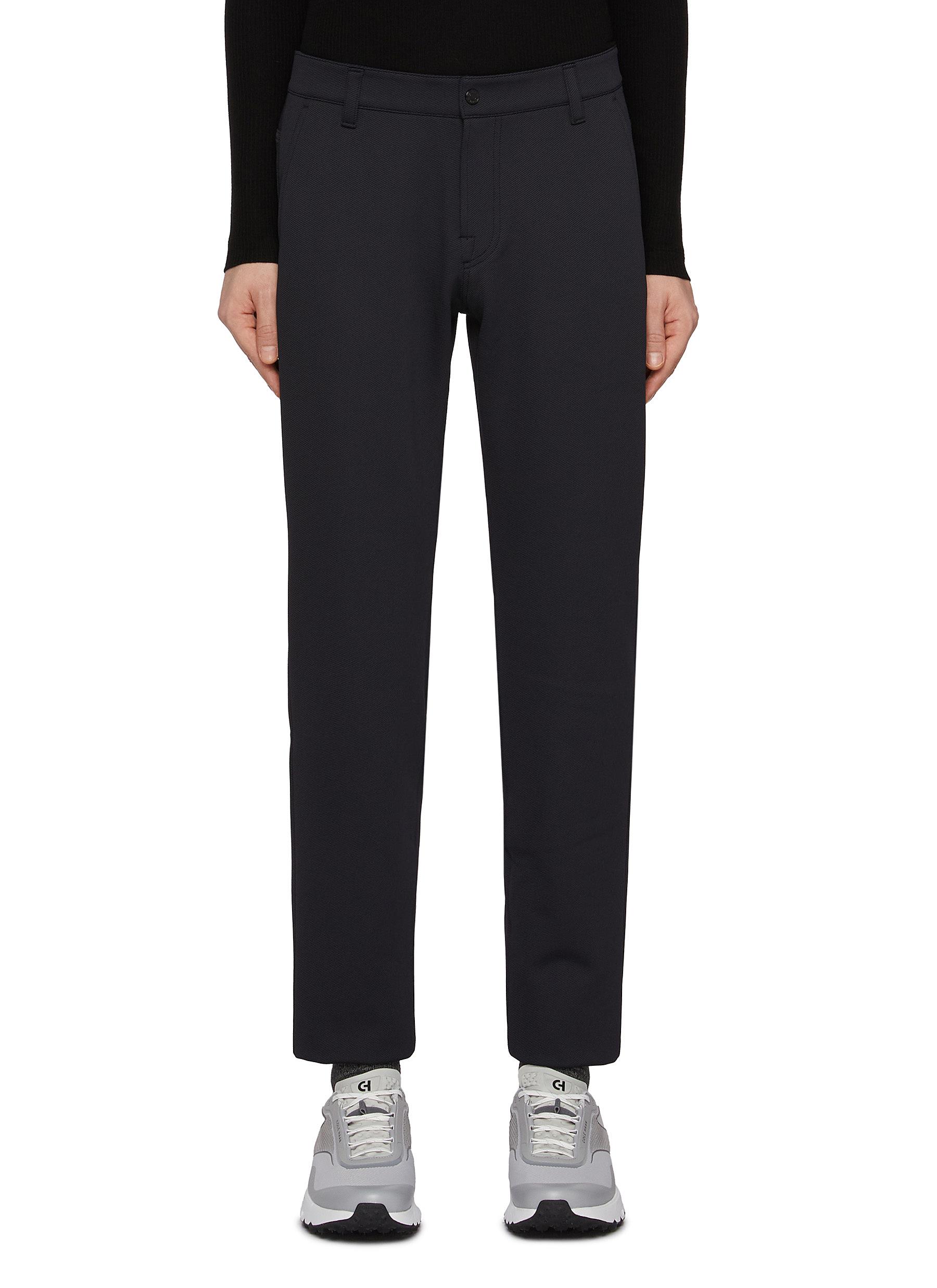 Cropped Logo Waistband Pants