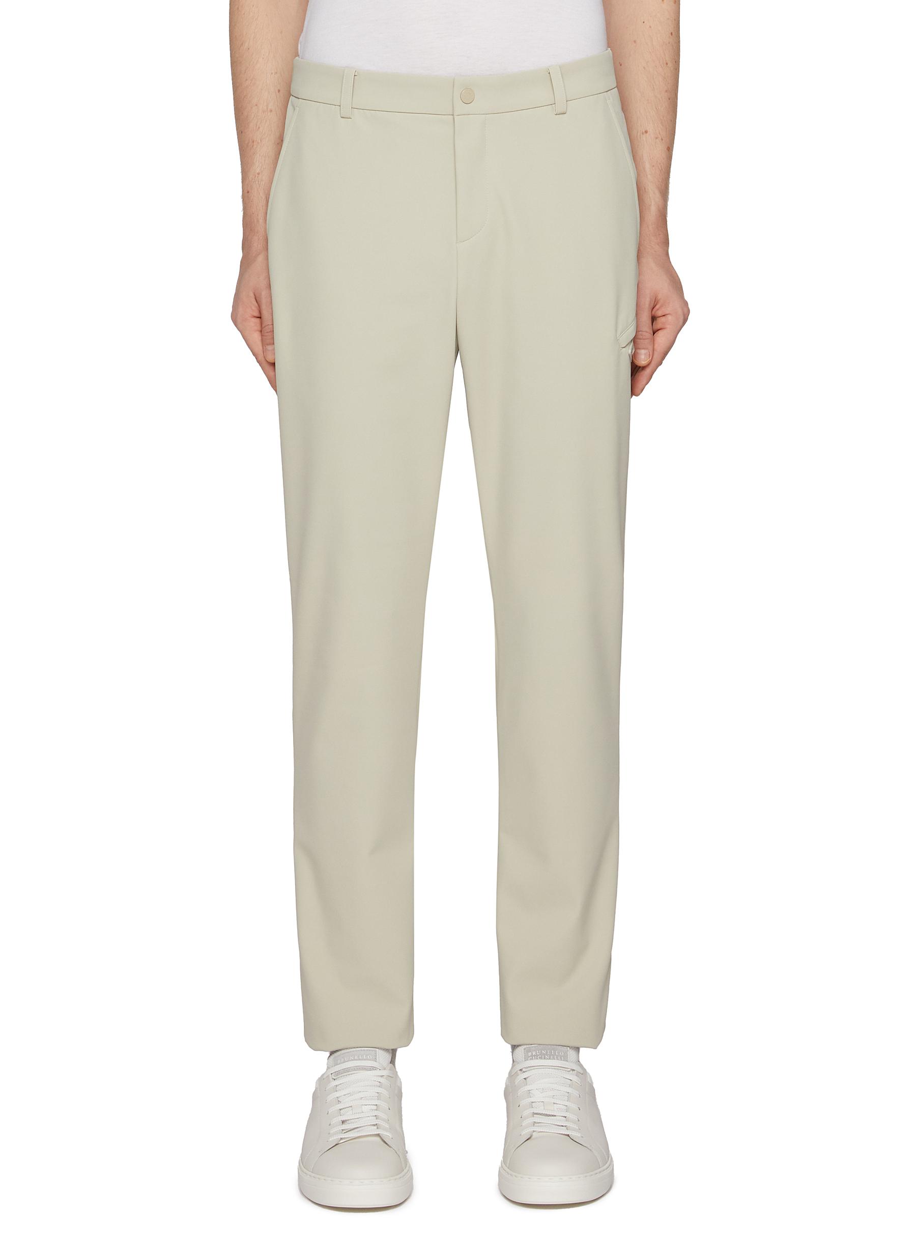Cropped Logo Waistband Pants - Thumbnail 1