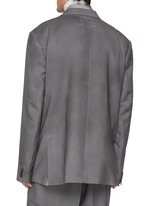 MAISON MARGIELA | Single Breasted Notch Lapel Mohair Wool