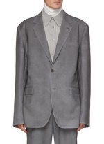 MAISON MARGIELA | Single Breasted Notch Lapel Mohair Wool