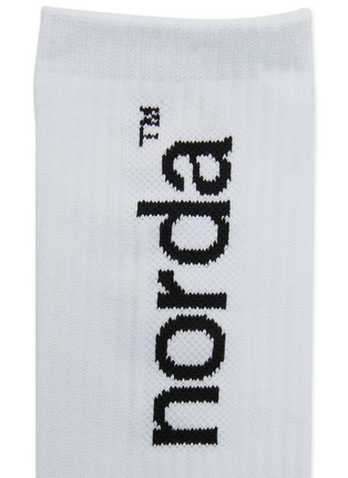 Detail View - Click To Enlarge - NORDA - Graphic Cotton Blend Socks