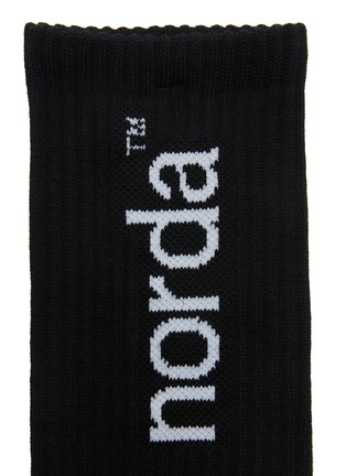 Detail View - Click To Enlarge - NORDA - Graphic Cotton Blend Socks