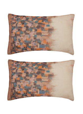 Main View - Click To Enlarge - SOCIETY LIMONTA - NAP ARGO Pillowcase Set of 2 — #291 Henné