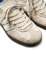 Detail View - Click To Enlarge - ADIDAS - x CLOT Gazelle By EC Low Top Men's Sneakers