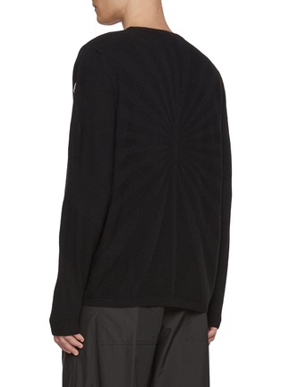 Back View - Click To Enlarge - RICK OWENS  - X Moncler Wool Cashmere Jumbo Sweater