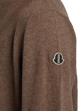  - RICK OWENS  - X Moncler Wool Cashmere Jumbo Sweater