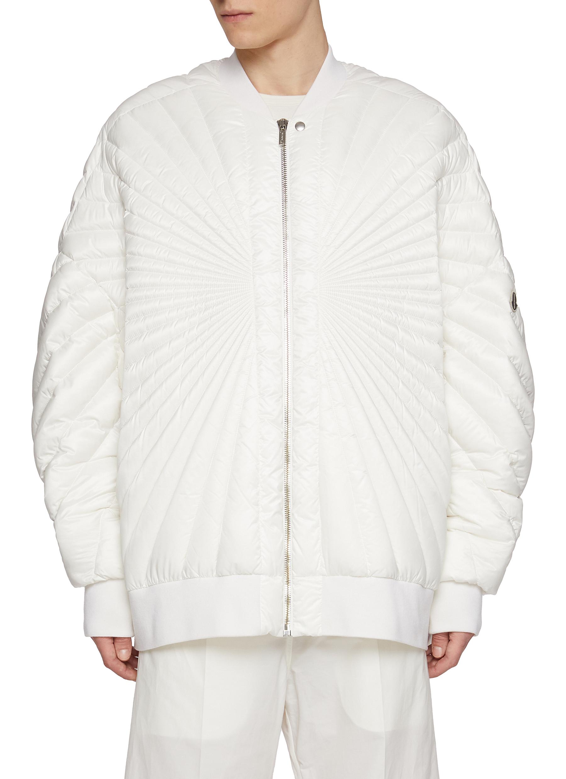 RICK OWENS X Moncler Longue Saison Quilted Radiance Peter Puffer Jacket Men Lane Crawford