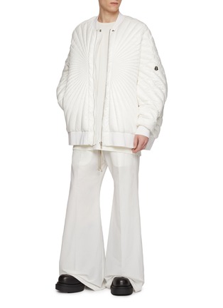 Figure View - Click To Enlarge - RICK OWENS  - X Moncler Longue Saison Quilted Radiance Peter Puffer Jacket