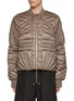 Main View - Click To Enlarge - RICK OWENS  - X Moncler Longue Saison Quilted Megapenta Flight Puffer Jacket