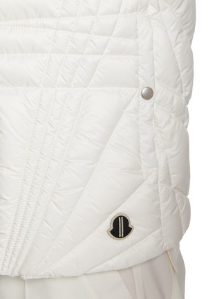  - RICK OWENS  - X Moncler Longue Saison Quilted Megapenta Flight Puffer Vest