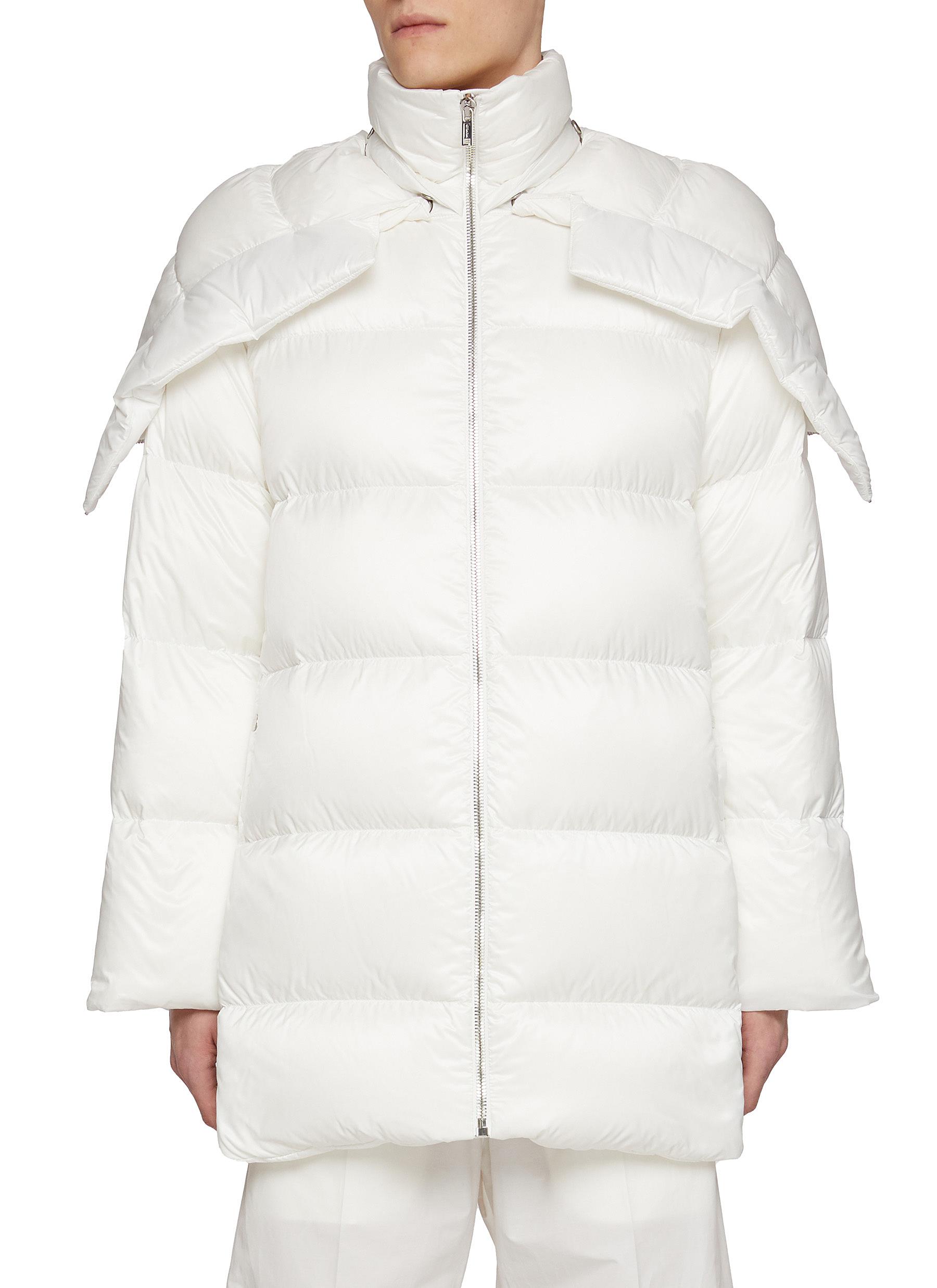 【RICK OWENS】 フード付きサイクロピックコート X MONCLER Moncler x Rick Owens レディース フード付きサイクロピック