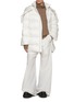 Figure View - Click To Enlarge - RICK OWENS  - X Moncler Longue Saison Hooded Cyclopic Coat