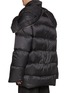 Back View - Click To Enlarge - RICK OWENS  - X Moncler Longue Saison Hooded Cyclophic Coating