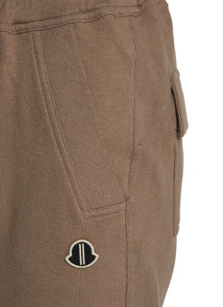  - RICK OWENS  - X Moncler Brushed Cotton Emblem Jogger Pants