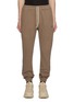 Main View - Click To Enlarge - RICK OWENS  - X Moncler Brushed Cotton Emblem Jogger Pants