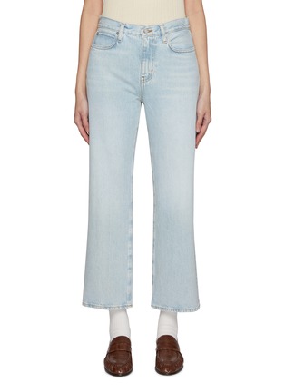 Main View - Click To Enlarge - FRAME - Le Jane Cropped Light Wash Jeans