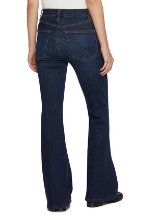 Back View - Click To Enlarge - FRAME - Le Easy Flare Cotton Blend Jeans