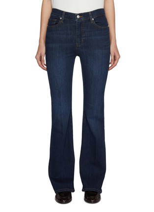 Main View - Click To Enlarge - FRAME - Le Easy Flare Cotton Blend Jeans