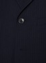  - DRIES VAN NOTEN - Bays Camp Collar Single Breasted Pinstripe Wool Blazer