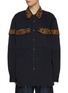 Main View - Click To Enlarge - DRIES VAN NOTEN - Crowsey Double Pocket Embroidery Cotton Shirt