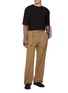 Figure View - Click To Enlarge - DRIES VAN NOTEN - Hemal Half-Sheer Sleeve Cotton Blend T-Shirt