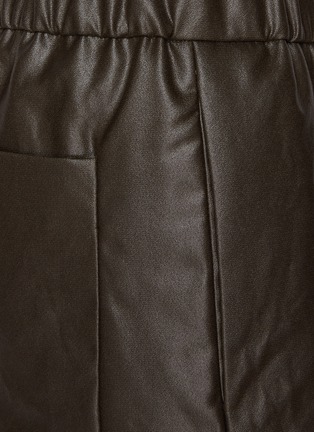  - DRIES VAN NOTEN - Plato Elasticated Shiny Bermuda Shorts