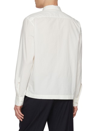 Back View - Click To Enlarge - DRIES VAN NOTEN - Corran Concealed Placket Pocket Cotton Shirt