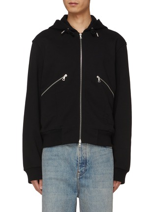 Main View - Click To Enlarge - DRIES VAN NOTEN - Harrine Zip Up Hoodie