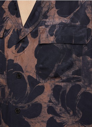  - DRIES VAN NOTEN - Cameron Camp Collar Baroque Floral Print Shirt