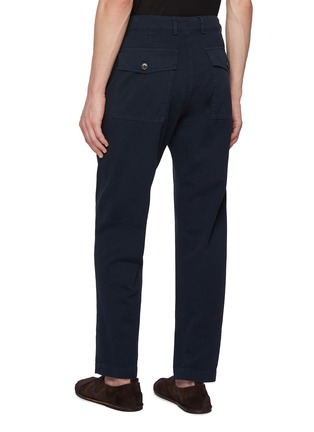 Back View - Click To Enlarge - DRIES VAN NOTEN - Penwick Four Pocket Cotton Tapered Leg Pants