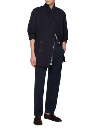 Figure View - Click To Enlarge - DRIES VAN NOTEN - Penwick Four Pocket Cotton Tapered Leg Pants