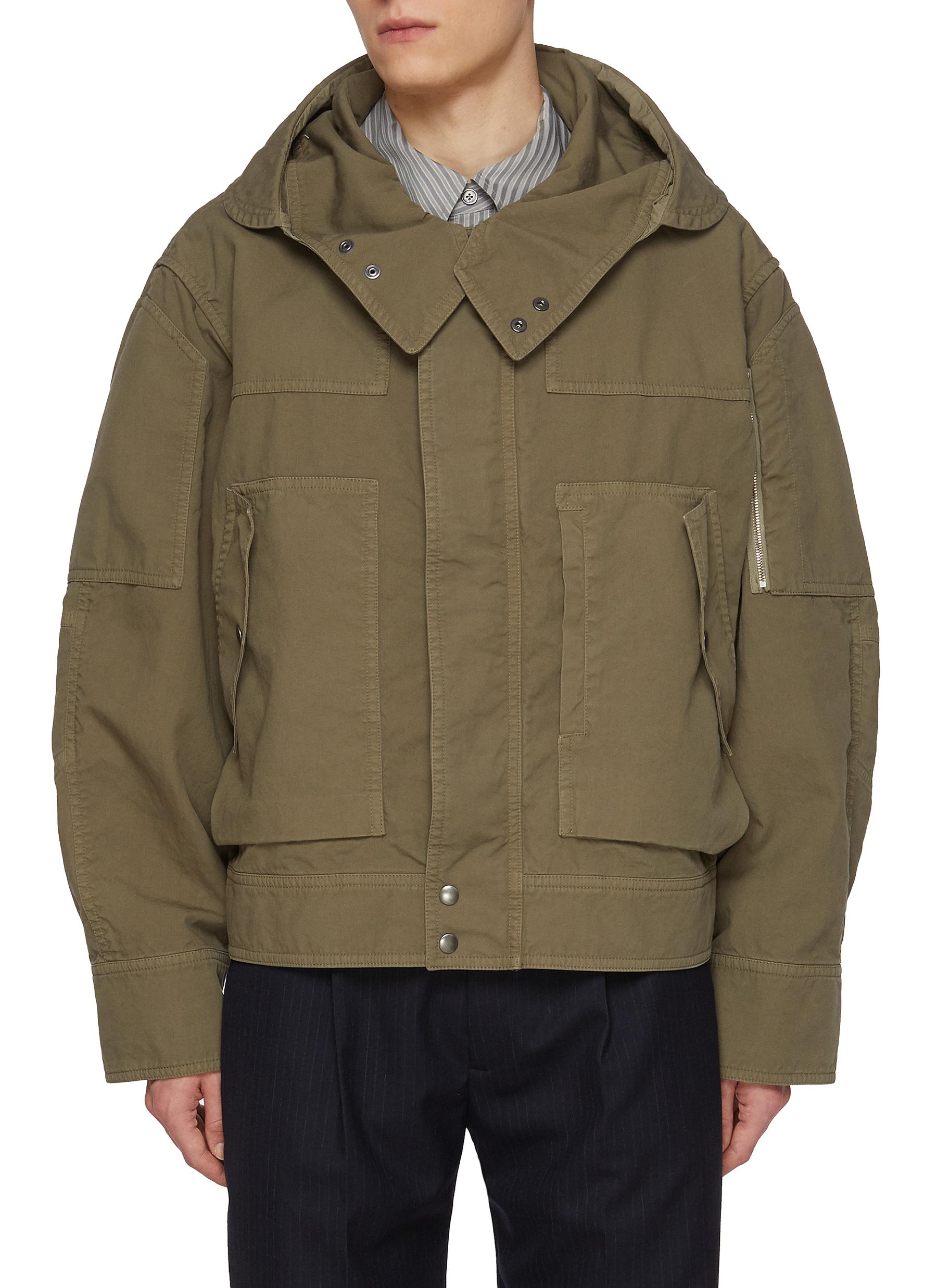Dries Van Noten Grey Cotton Work Jacket | Liberty