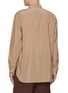 Back View - Click To Enlarge - DRIES VAN NOTEN - Croom Point Collar Striped Cotton Blend Shirt