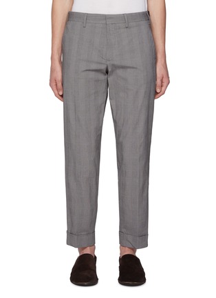 Main View - Click To Enlarge - DRIES VAN NOTEN - Philip Tonal Chequered Pants