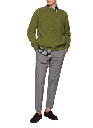 Figure View - Click To Enlarge - DRIES VAN NOTEN - Philip Tonal Chequered Pants