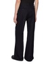 Back View - Click To Enlarge - DRIES VAN NOTEN - Penrud Pleated Wool Linen Straight Leg Pants