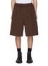 Main View - Click To Enlarge - DRIES VAN NOTEN - Plato Elasticated Crinkled Shorts