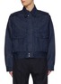 Main View - Click To Enlarge - DRIES VAN NOTEN - Vleo Dark Wash Flap Pocket Denim Jacket