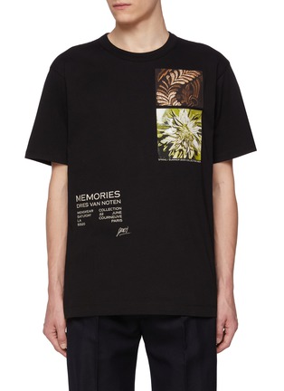 Main View - Click To Enlarge - DRIES VAN NOTEN - Heer Graphic Print Slogan Cotton T-Shirt