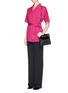 Figure View - Click To Enlarge - ST. JOHN - Belted Milano knit jacket