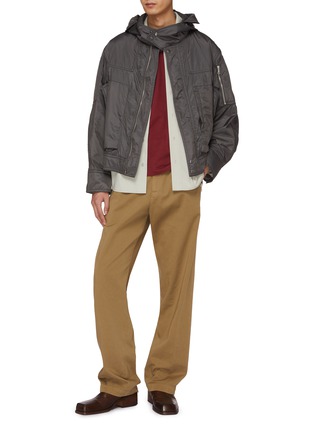 Figure View - Click To Enlarge - DRIES VAN NOTEN - Multi-Pocket Hooded Jacket